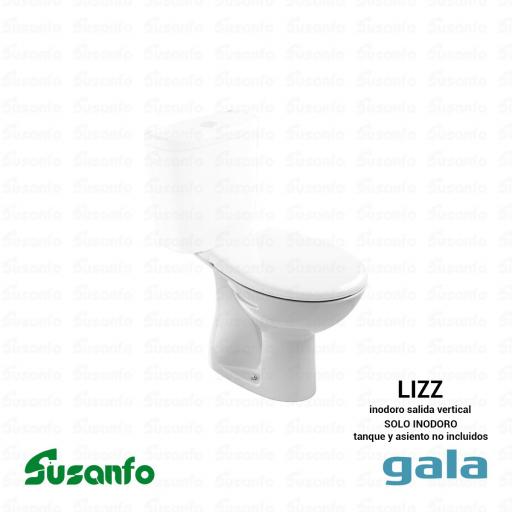 Inodoro Lizz salida vertical para tanque bajo - 57150 01