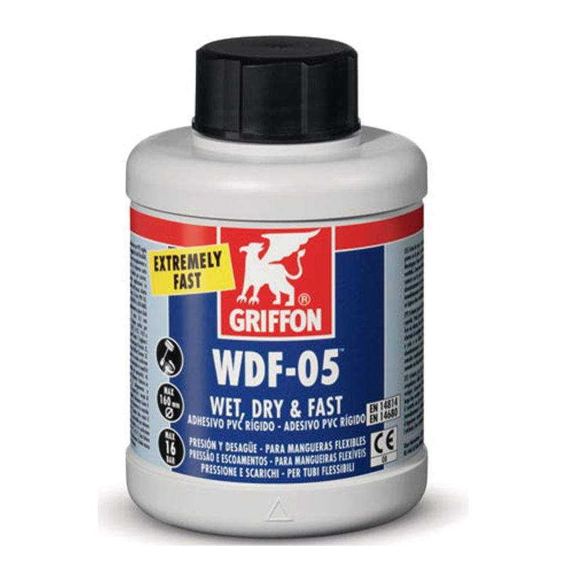 Adhesivo Rápido para PVC Rígido y Flexible Griffon WDF-05