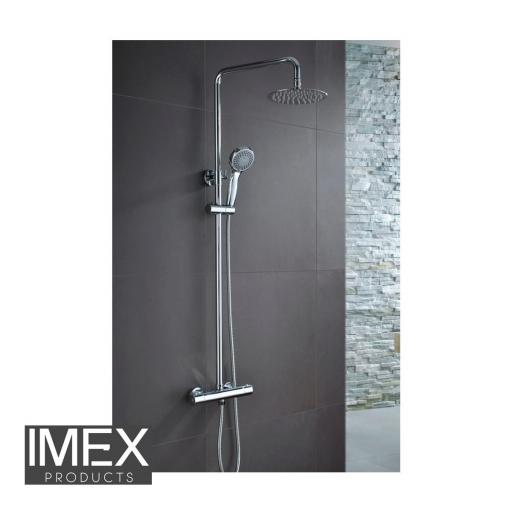 Columna de ducha termostática IMEX LONDRES Cromo BTL011
