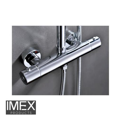 Columna de ducha termostática IMEX LONDRES Cromo BTL011 [1]