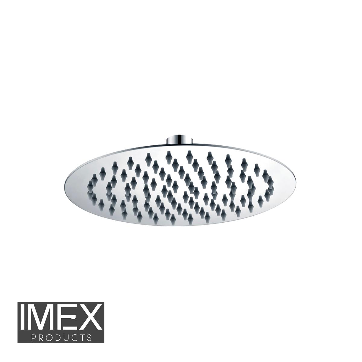 Rociador de ducha IMEX cromado extraplano Ø 20 cm RDN001