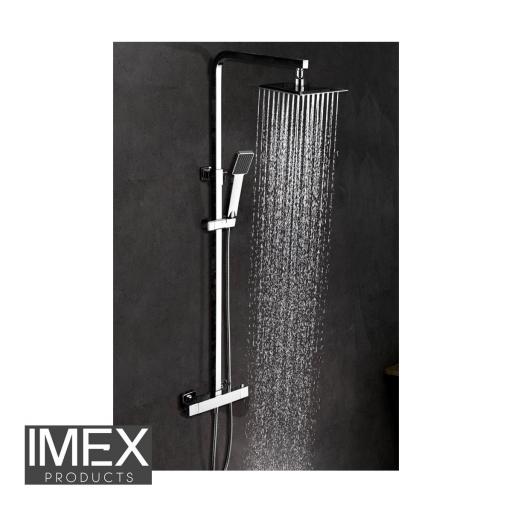 Columna de ducha Termostática IMEX VIGO Cromo BTV013