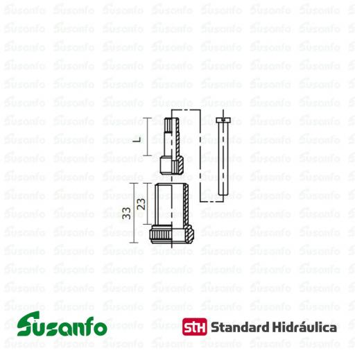 Kit prolongador llave de paso Kansas STH - 35184 [1]