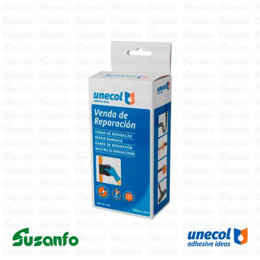 Venda Reparadora de Fugas en Tuberías – UNECOL - Para Agua, PVC, Metal y Más