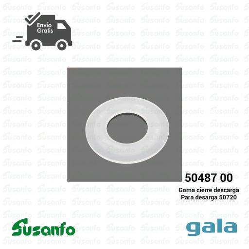 Goma cierre descarga doble Geberit 50720- EOS-KLEA-UNIVERSAL ø63x31.5 Gala - 50487 00 ¡Envío gratis!