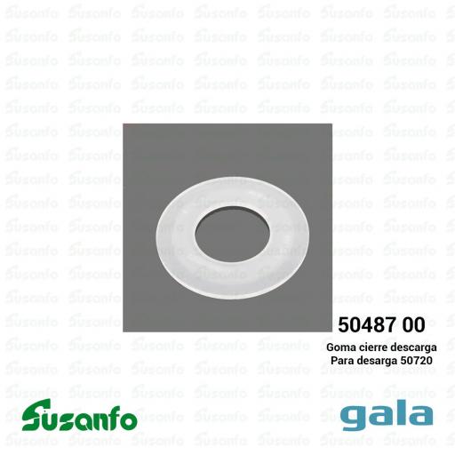 Goma cierre descarga doble Geberit 50720- EOS-KLEA-UNIVERSAL ø63x31.5 Gala - 50487 00 