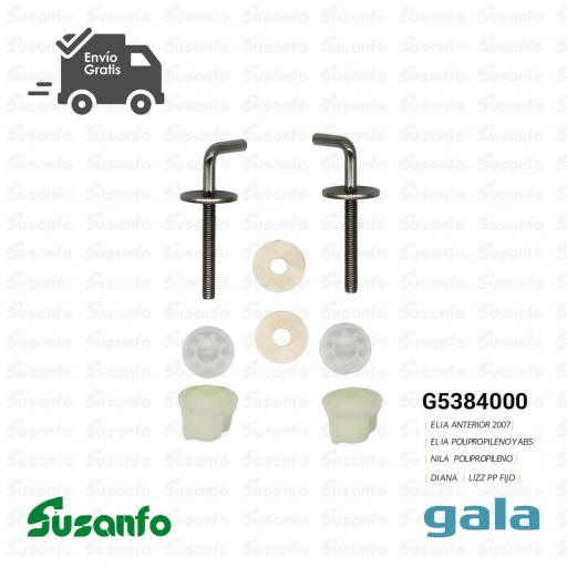 Conjunto bisagras completa asiento fijo LIZZ/ELIA/NILA/DIANA - G5384000 - Envío gratis [0]