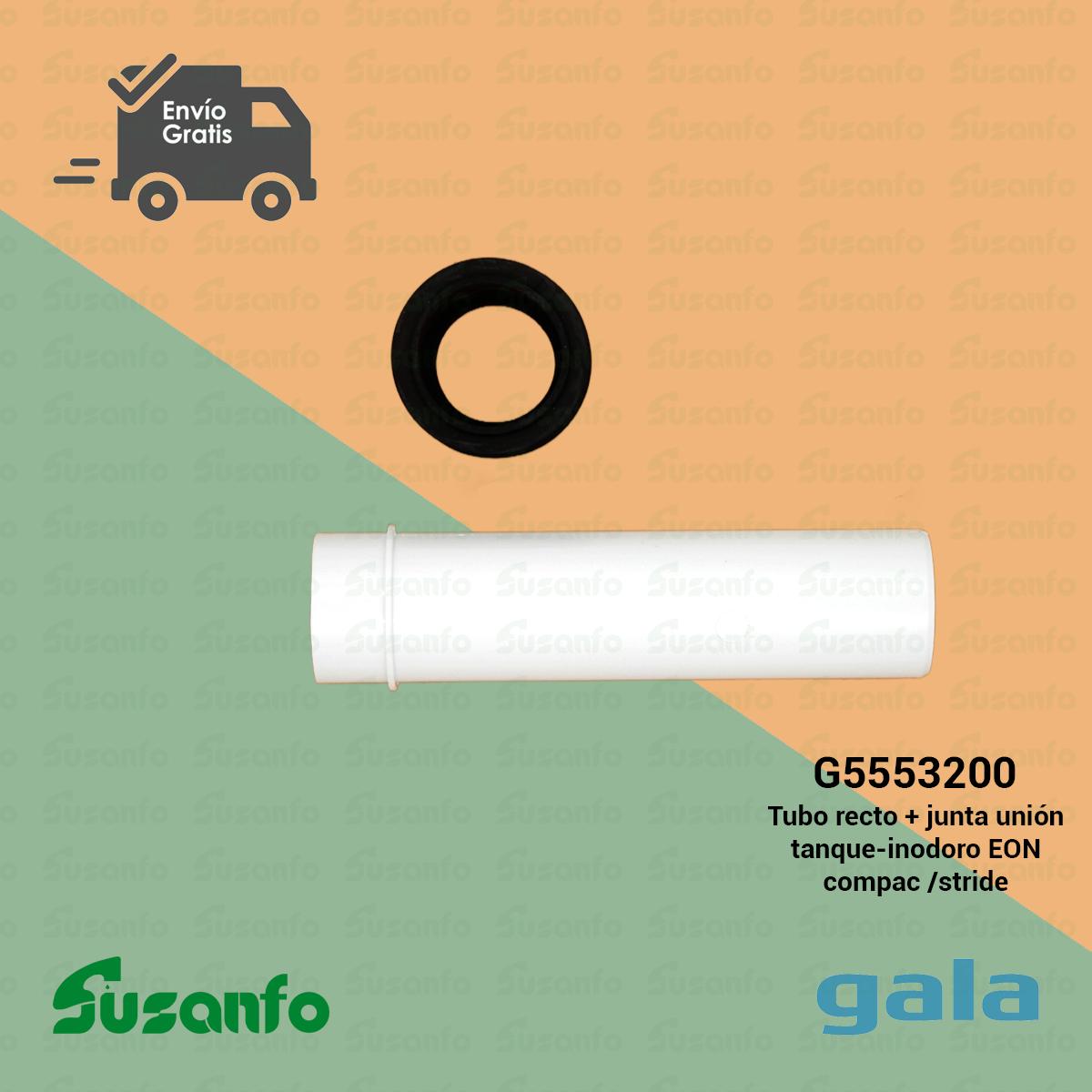 Tubo recto + junta unión tanque-inodoro EON compac /stride Gala - 5553200