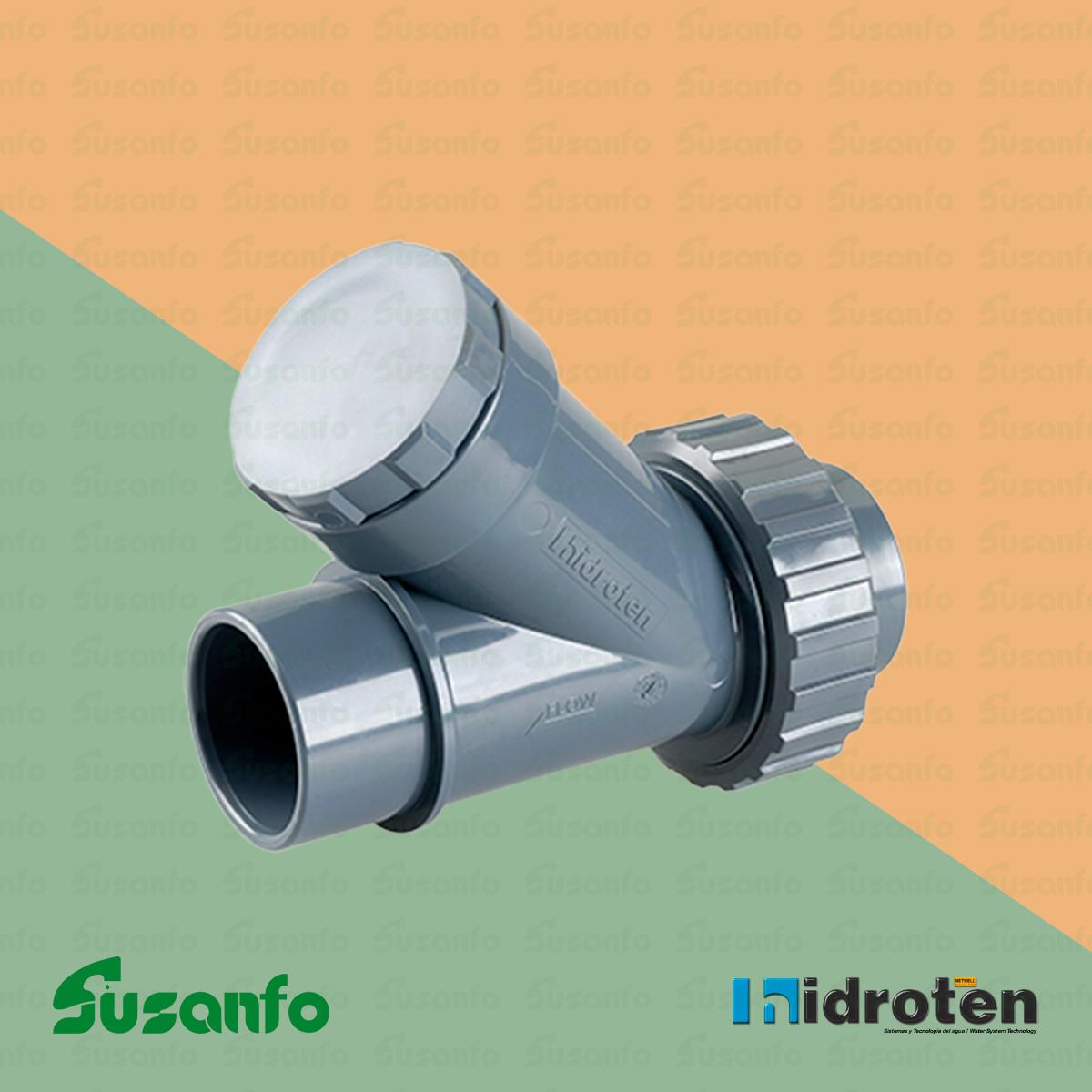 Válvula antirretorno de bola PVC "Ball" S/encolar- Hidroten
