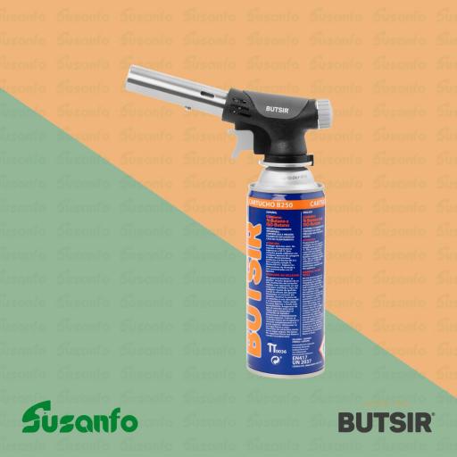 Soplete gas Butsir NS-230 con encendido piezo | preciso y versátil [1]