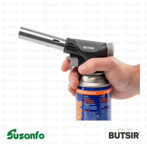 Soplete gas Butsir NS-230 con encendido piezo | preciso y versátil [3]