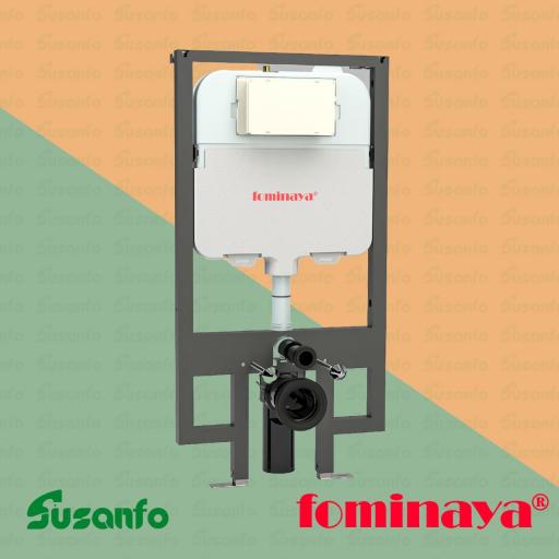 Fominaya ALBA-CE 0110230001 – Bastidor de Instalación para Inodoro Suspendido con Cisterna Empotrada (8 cm)