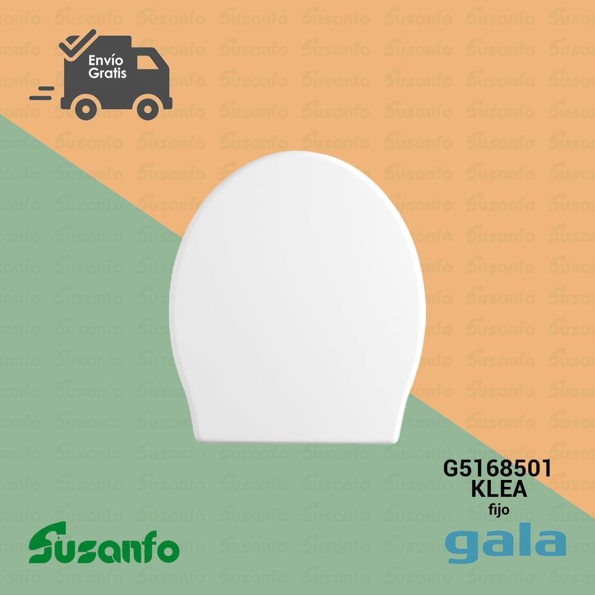 Asiento fijo Gala Klea G5168501 – Tapa WC blanco brillo