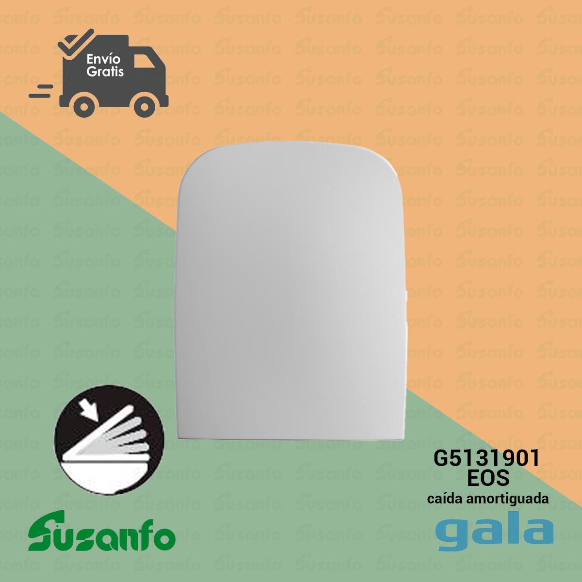 Asiento Gala EOS G5131901 – Tapa WC blanco caída amortiguada SoftClose®