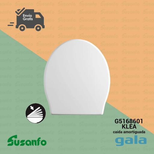 Asiento Gala Klea amortiguado G5168601 – Tapa WC blanco caída amortiguada [0]