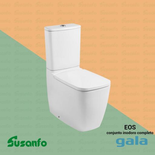 Inodoro completo Gala Eos BTW salida dual con tanque y asiento [0]