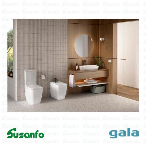 Inodoro completo Gala Eos BTW salida dual con tanque y asiento [1]