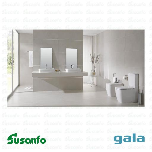 Inodoro completo Gala Eos BTW salida dual con tanque y asiento [2]