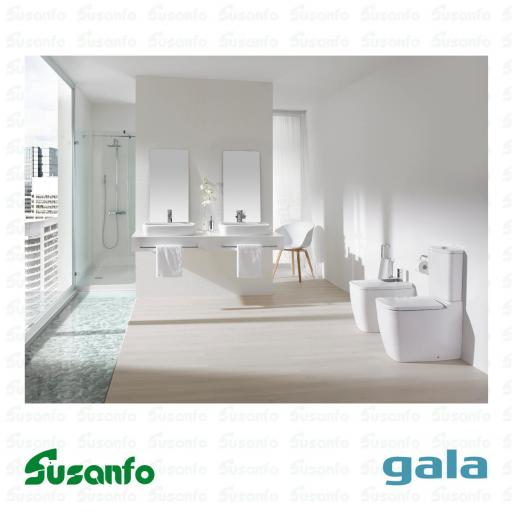 Inodoro completo Gala Eos BTW salida dual con tanque y asiento [3]