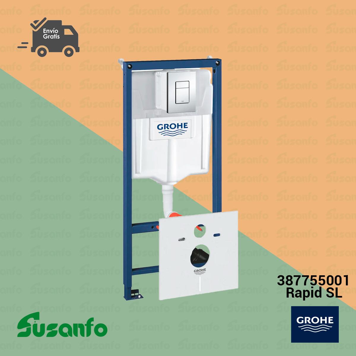 GROHE Rapid SL (387755001) kit completo — Sistema de instalación para inodoro suspendido