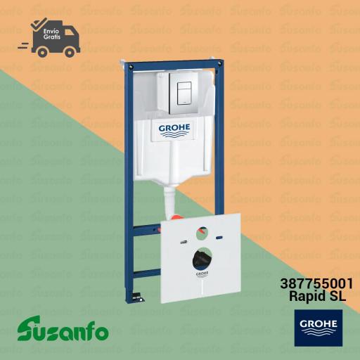 GROHE Rapid SL (387755001) kit completo — Sistema de instalación para inodoro suspendido