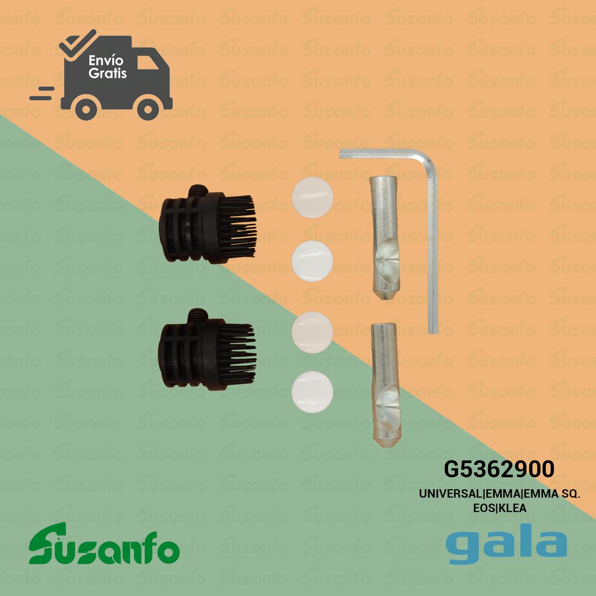 Juego de sujeción oculta inodoro - bidé suspendido Emma Sq | Eos |Universal - Gala G5362900