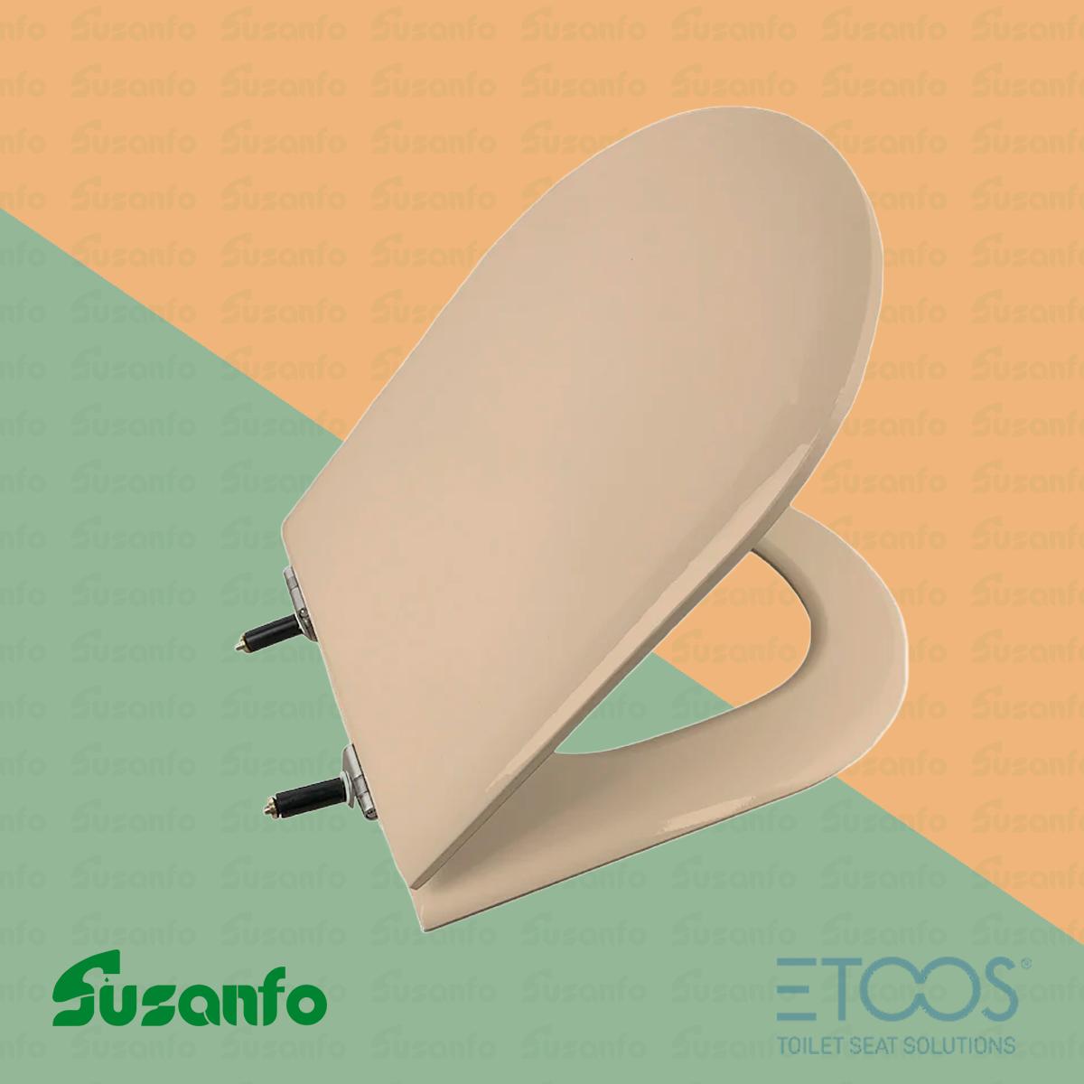 Asiento tapa WC Marina Gala Horizontal color Visón| ETOOS 02085004