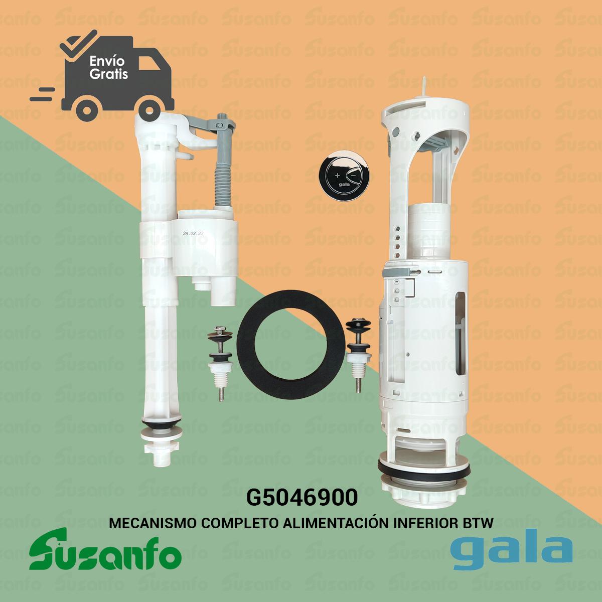 Mecanismo completo cisterna BTW Gala / Roca alimentación inferior con doble descarga D8 – G5046900