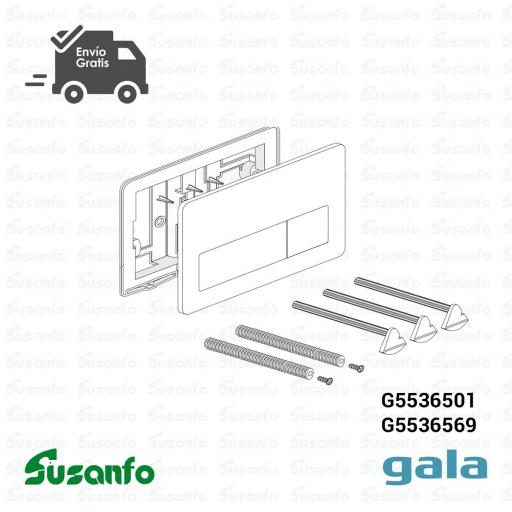 Pulsador doble descarga PL3 Gala-blanco-cromo - 55365 - sistemas PRO - BASIC [2]