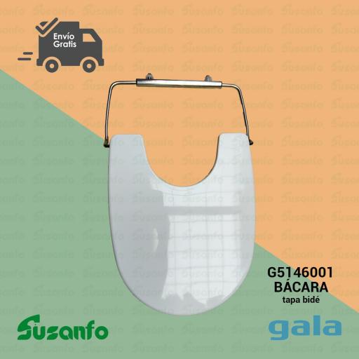 Tapa bidé Gala Bacara blanca original G5146001