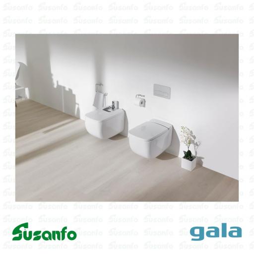 Tapa de bidé Gala EOS G5131601 – Recambio original blanco brillo [2]