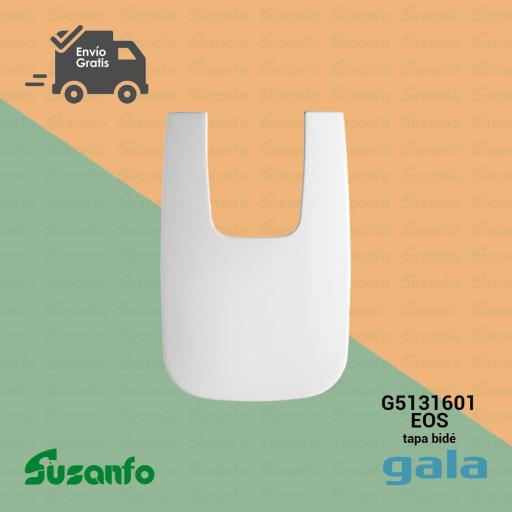 Tapa de bidé Gala EOS G5131601 – Recambio original blanco brillo