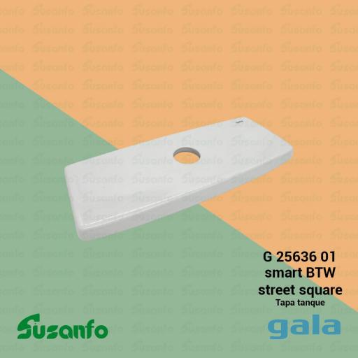Tapa tanque bajo cerámica Gala Street Square - Gala Smart BTW - 25636 01