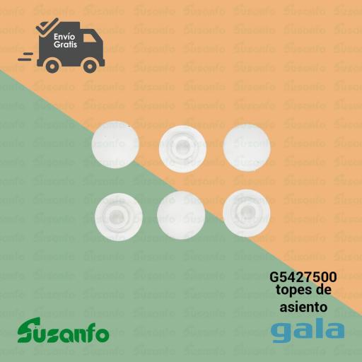 Topes de asiento WC Gala Marina, Emma y Stylo (bolsa 6 uds) – Ref. G5427500