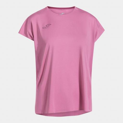 Camiseta manga corta mujer R-Night Helium rosa-JOMA-