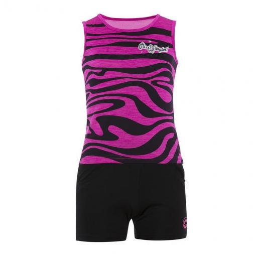 Conjunto Deportivo Niña Fucsia  [0]