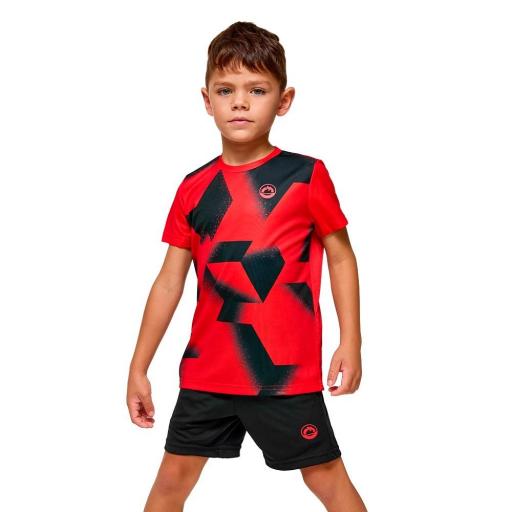 Conjunto de niño cross rojo 