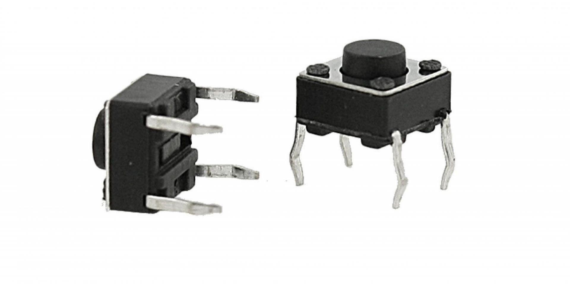 Pulsadores, interruptores, conmutadores PCB