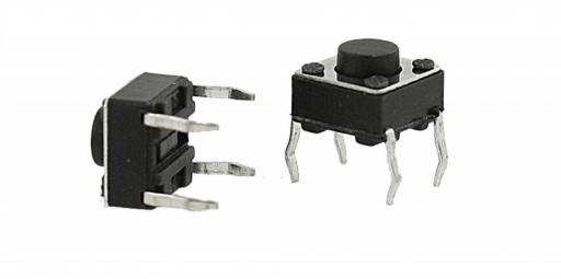 Pulsadores, interruptores, conmutadores PCB