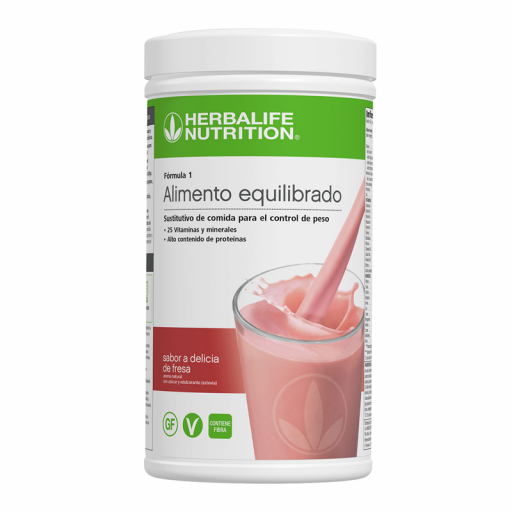 Batidos Fórmula 1 Delicia de Fresa 550g