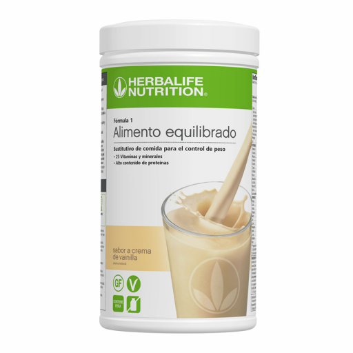 Batidos Fórmula 1 Crema de Vainilla 550g