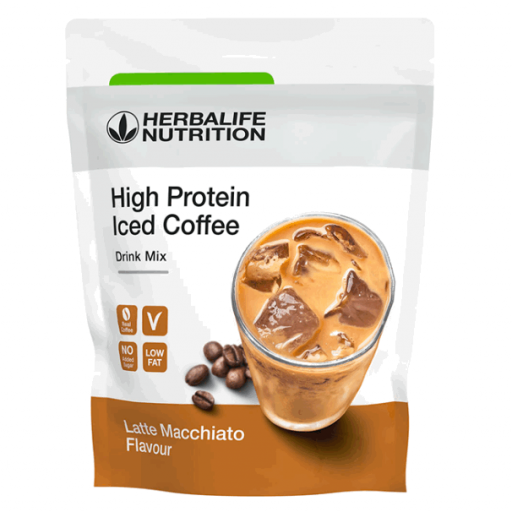 High Protein Iced Coffee - Latte Macchiato