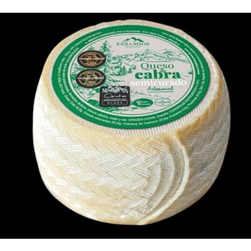 Queso De Cabra Semicurado Artesanal  Collados  400g aprox.
