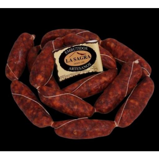 CHORIZOS EN RISTRA DULCES O PICANTES 1kg.