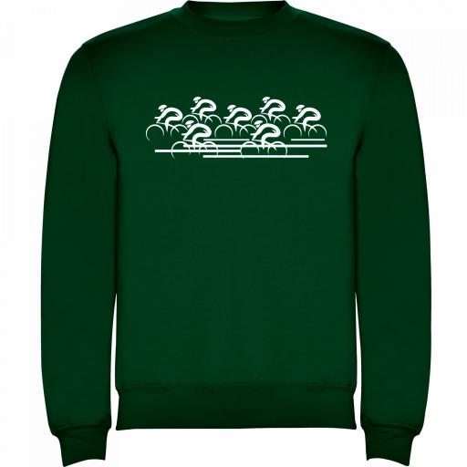 Sudadera Verde Pelotón Adulto [2]