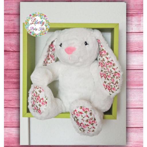 Conejita de peluche blanco "Liberty Rabbit" [2]