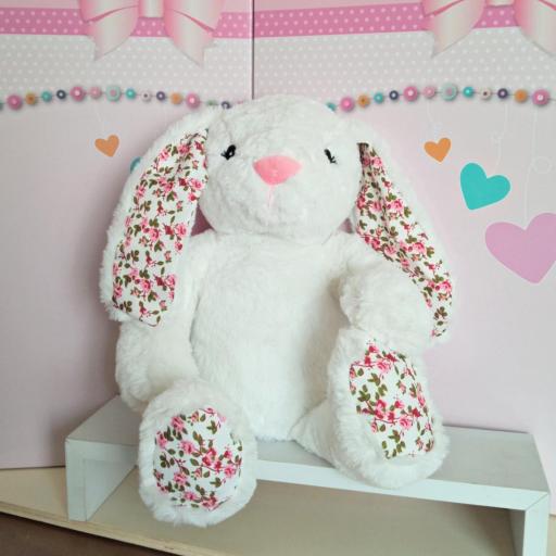 Conejita de peluche blanco "Liberty Rabbit" [0]