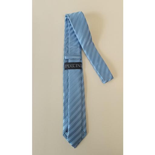 Corbata Niño Rayas Celeste [1]