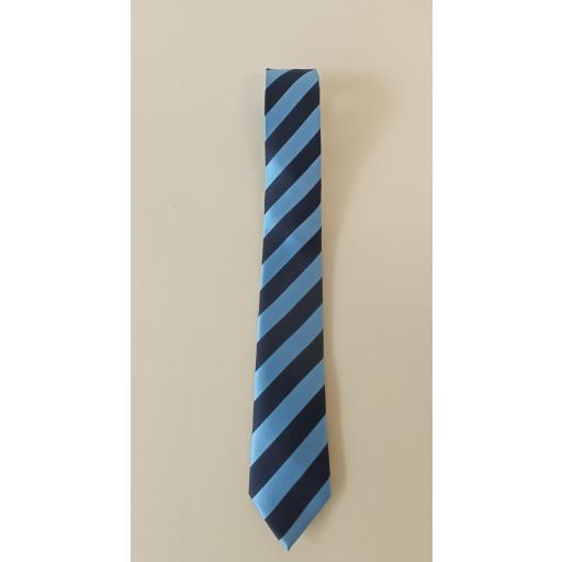 Corbata Niño Rayas Azul claro/oscuro