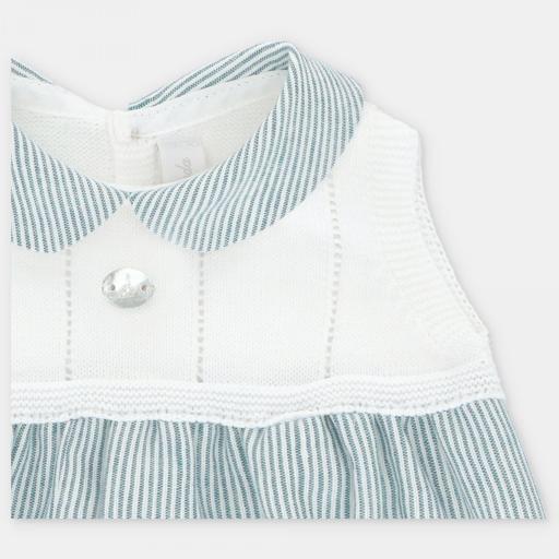 Pelele punto y tela Milton Martín Aranda ref.30308 [1]